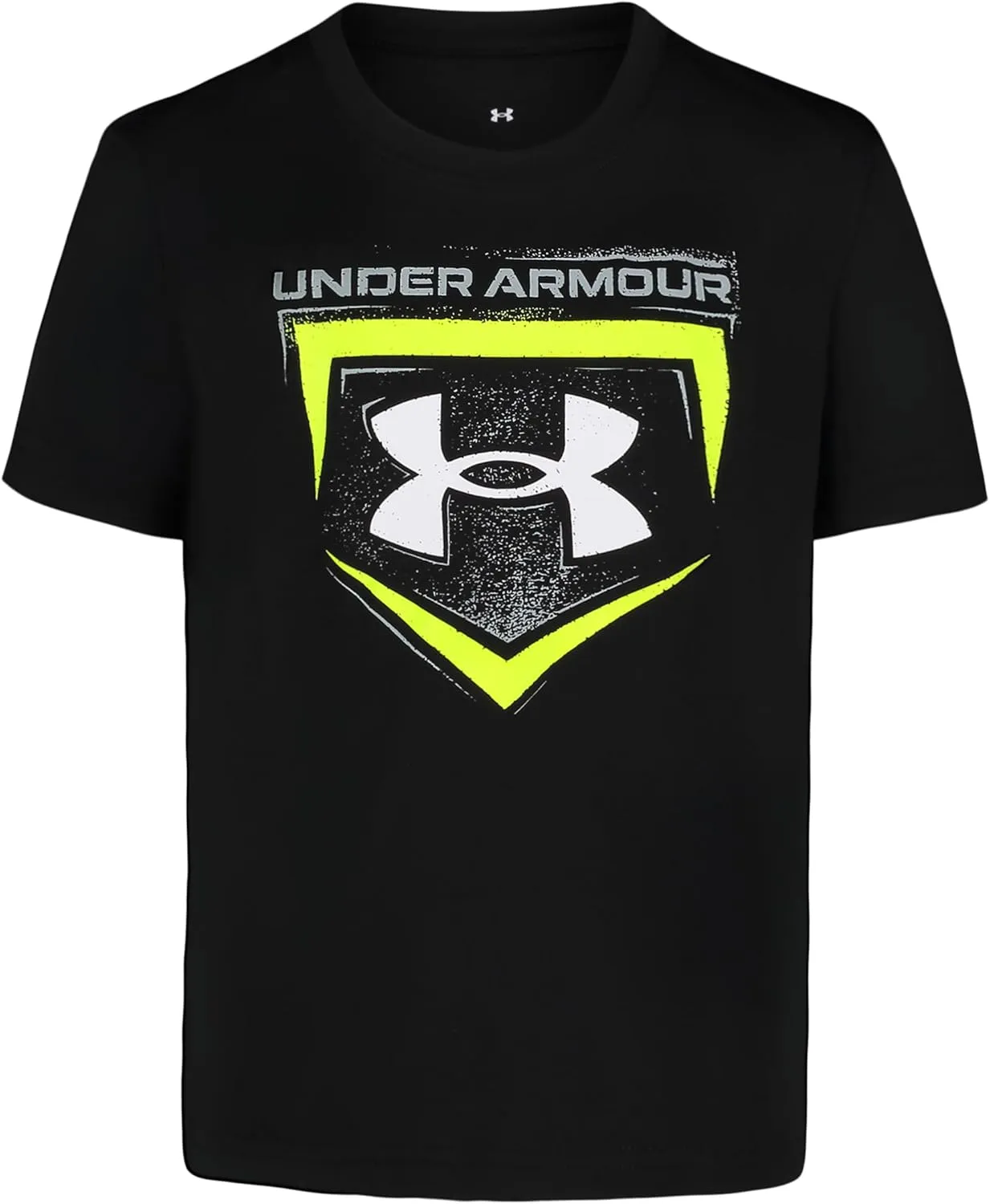 Under Armour Boys' Classic Core Logo T-Shirt, Wordmark Print & Baseball Designs, Crew Neck