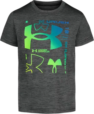 Under Armour Boys' Classic Core Logo T-Shirt, Wordmark Print & Baseball Designs, Crew Neck