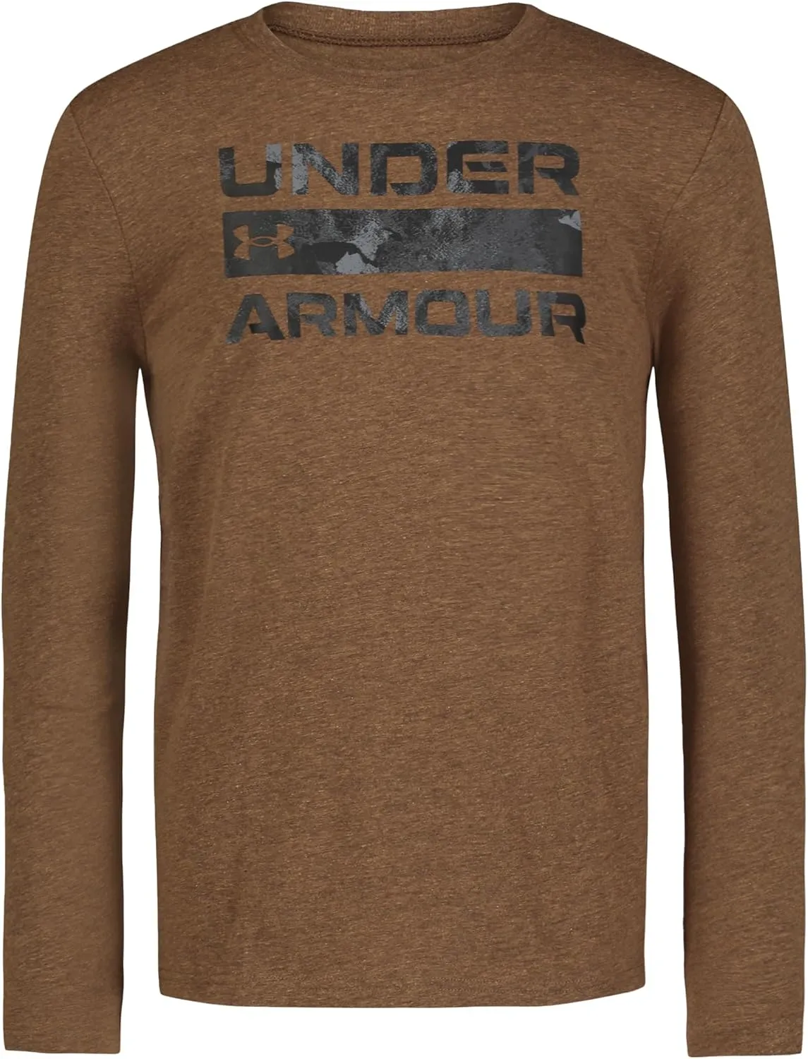 Under Armour Boys' Outdoor Long Sleeve Tee, Stylish Crew Neckline, Cute Full Fit