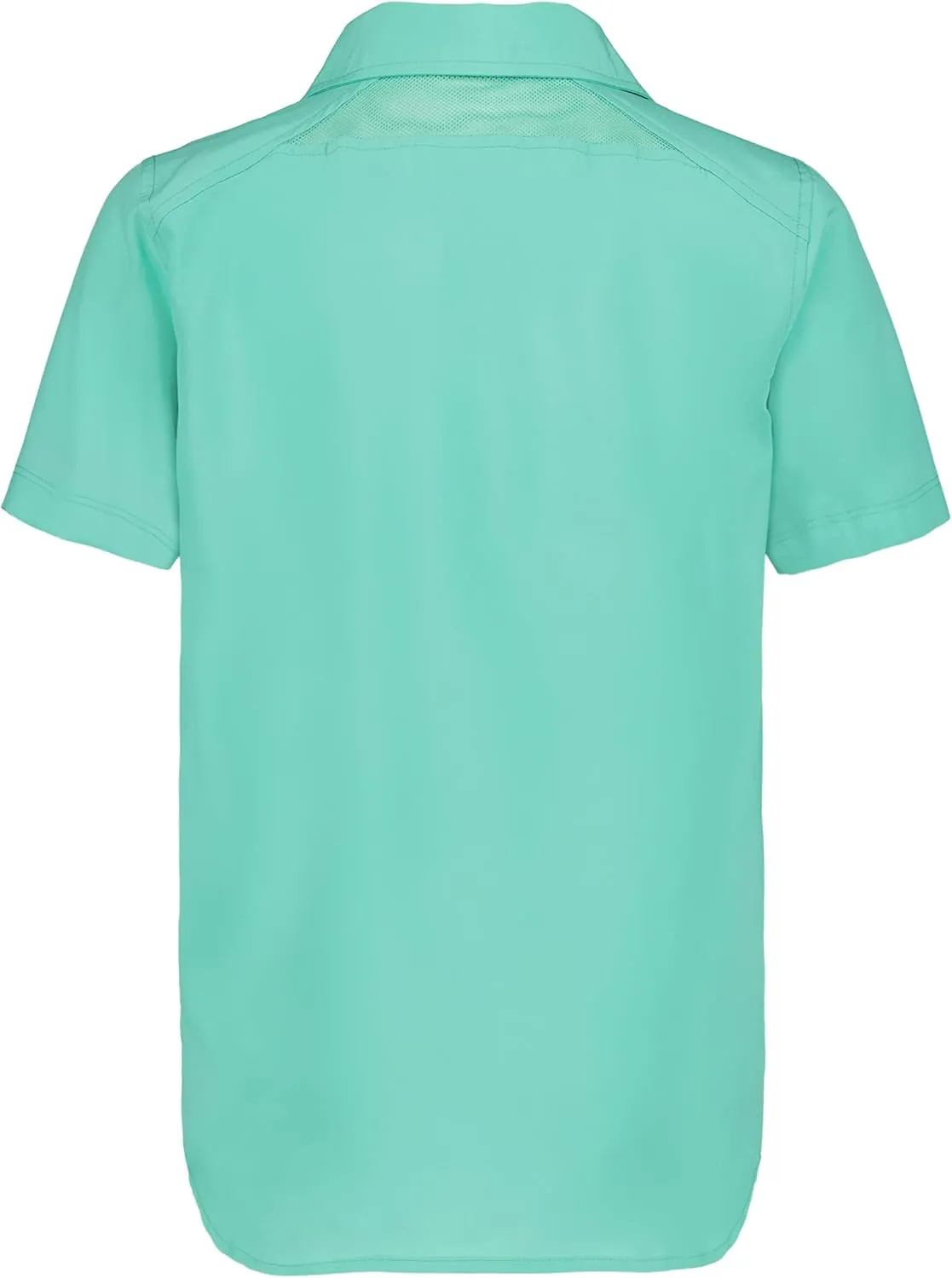 Under Armour Boys' Outdoor Short Sleeve Shirt, Woven Button Down, Collared Neckline