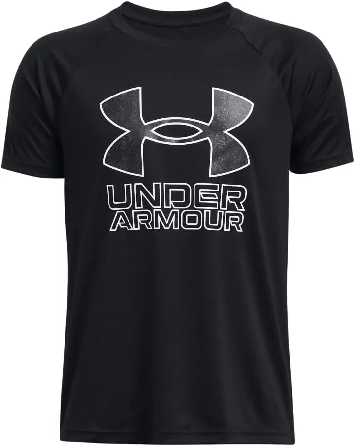 Under Armour Boys' Tech Big Logo Short Sleeve T Shirt Plus