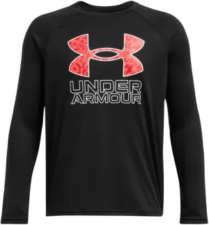 Under Armour Boys' Tech Hybrid Print Fill Long Sleeve
