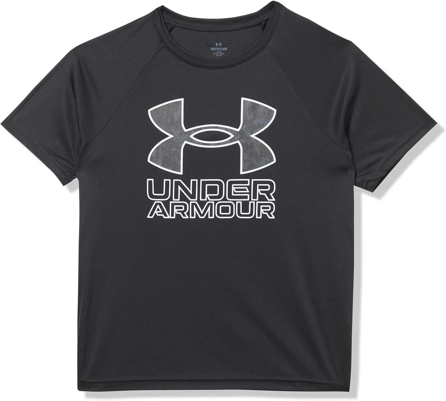 Under Armour Boys' Tech Hybrid Print Short Sleeve T Shirt