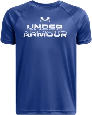 Under Armour Boys' Tech Split Wordmark Short Sleeve T Shirt