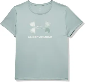 Under Armour Girls Tech Big Logo Print Short Sleeve T Shirt