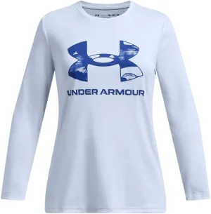 Under Armour Girls' Tech Big Logo Printed Long Sleeve