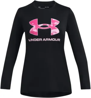 Under Armour Girls' Tech Big Logo Printed Long Sleeve