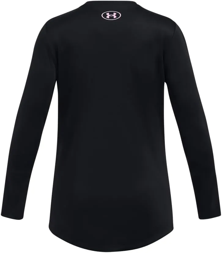 Under Armour Girls' Tech Big Logo Printed Long Sleeve