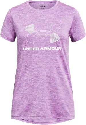 Under Armour Girls' Tech Big Logo Twist Short Sleeve T Shirt