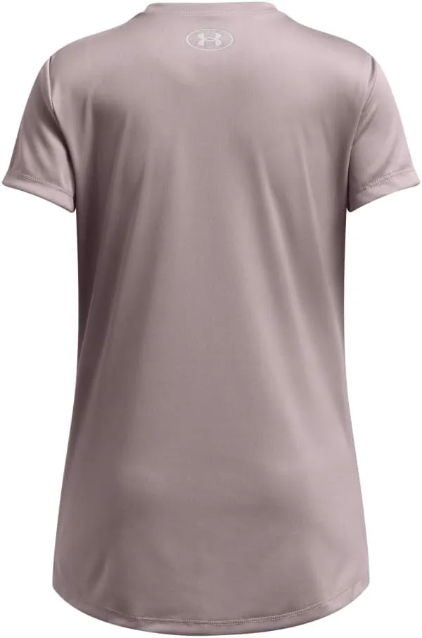 Under Armour Girls' Tech Block Logo Short Sleeve T Shirt