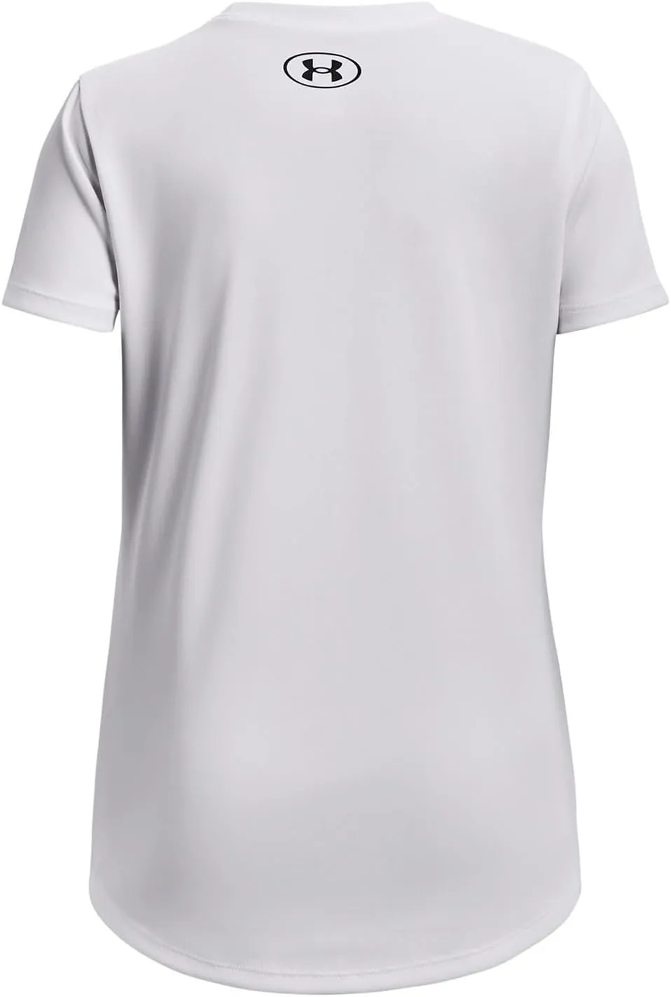 Under Armour Girls' Tech Print Big Logo Short Sleeve Crew