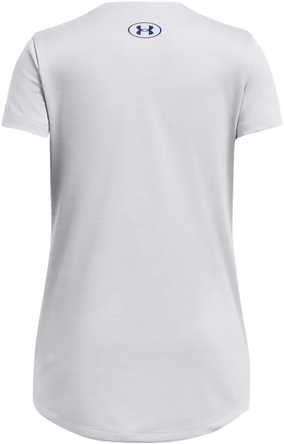 Under Armour Girls' Tech Twist Wordmark Logo Short Sleeve T Shirt