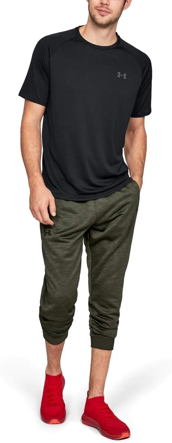 Under Armour Mens Short Sleeve Tech Tee Black | Graphite LG