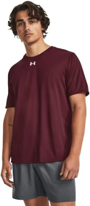 Under Armour Men's Team Tech Loose Cardinal Short Sleeve Shirt