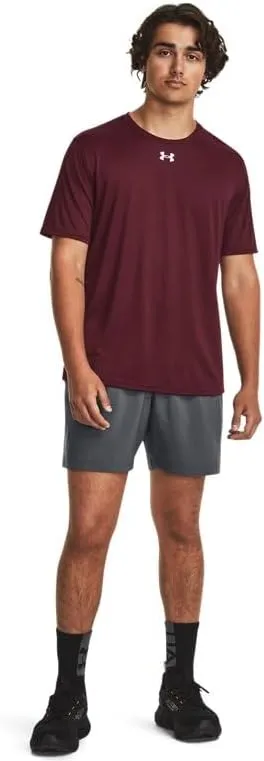 Under Armour Men's Team Tech Loose Cardinal Short Sleeve Shirt