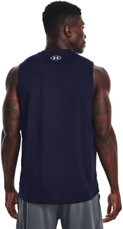 Under Armour Men's Team Tech Slvls Loose Grey Short Sleeve Shirt