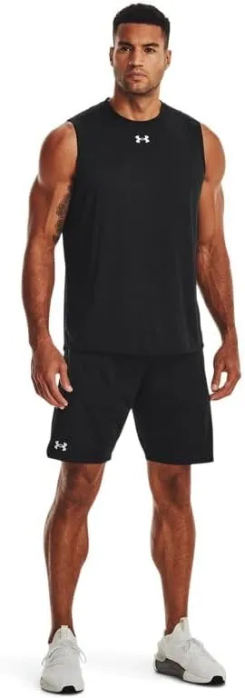 Under Armour Men's Team Tech Slvls Loose Grey Short Sleeve Shirt
