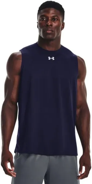 Under Armour Men's Team Tech Slvls Loose Grey Short Sleeve Shirt