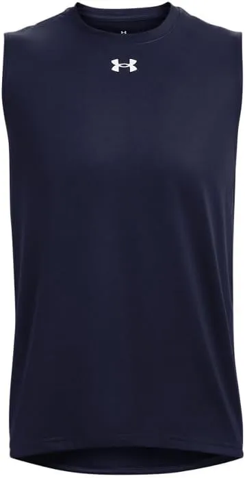 Under Armour Men's Team Tech Slvls Loose Grey Short Sleeve Shirt