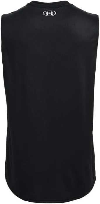 Under Armour Men's Team Tech Slvls Loose Grey Short Sleeve Shirt