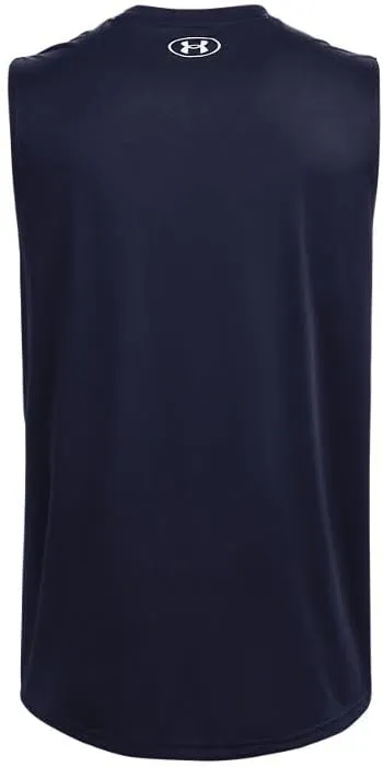 Under Armour Men's Team Tech Slvls Loose Grey Short Sleeve Shirt