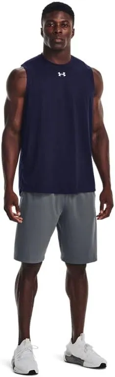 Under Armour Men's Team Tech Slvls Loose Grey Short Sleeve Shirt