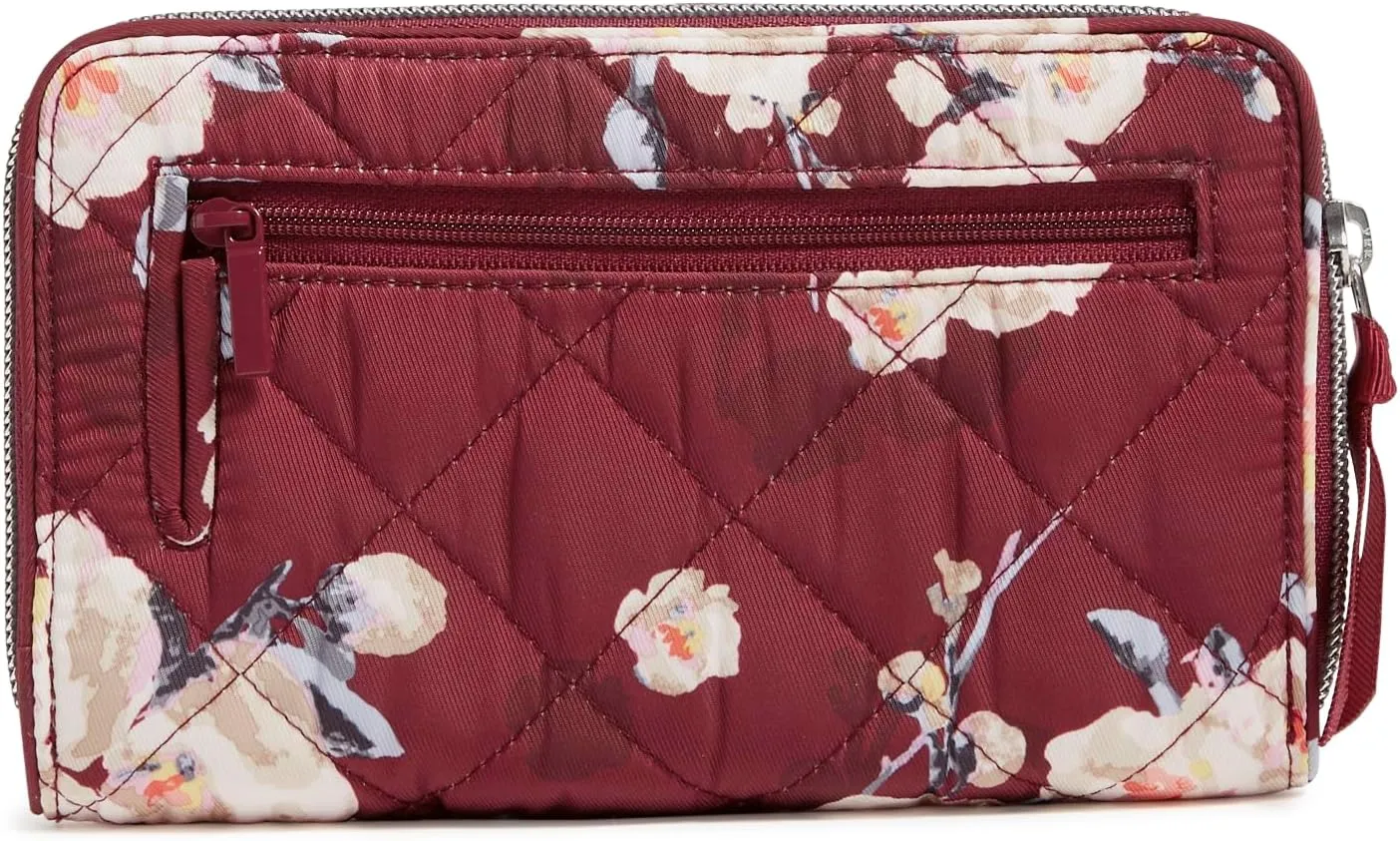 Vera Bradley Performance Twill Turnlock Wallet with RFID Protection, Blooms and Branches