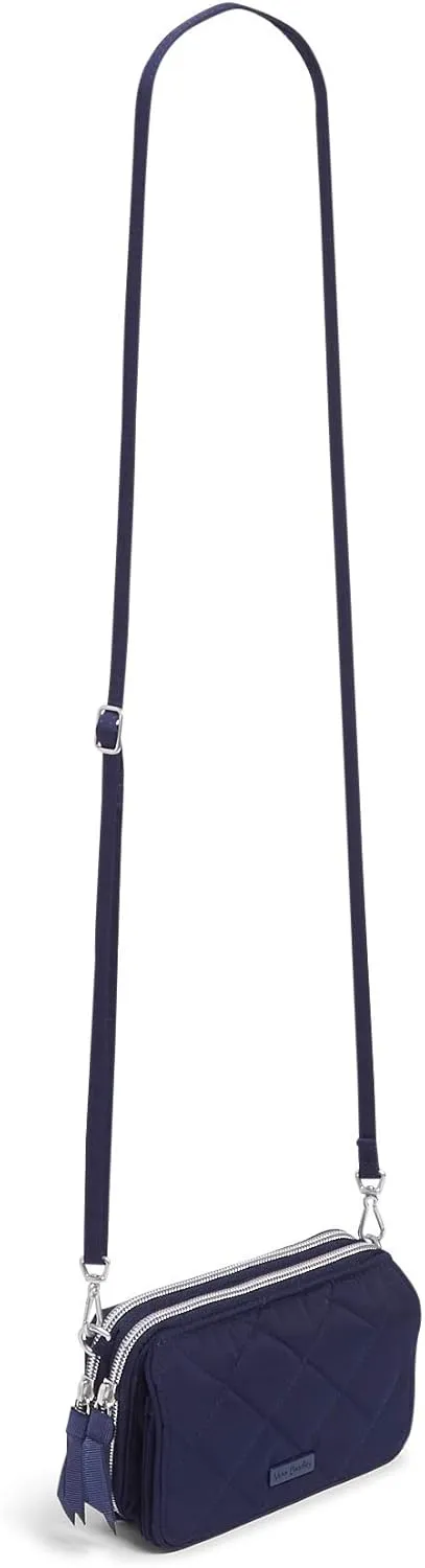 Vera Bradley Women's Performance Twill All in One Crossbody Purse with RFID Protection