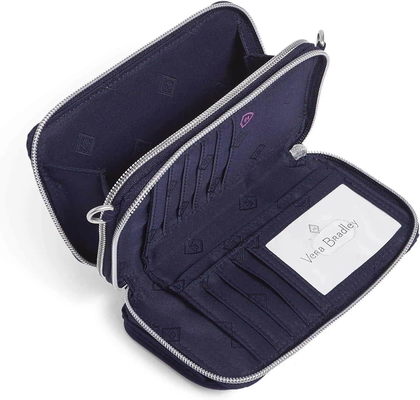 Vera Bradley Women's Performance Twill All in One Crossbody Purse with RFID Protection