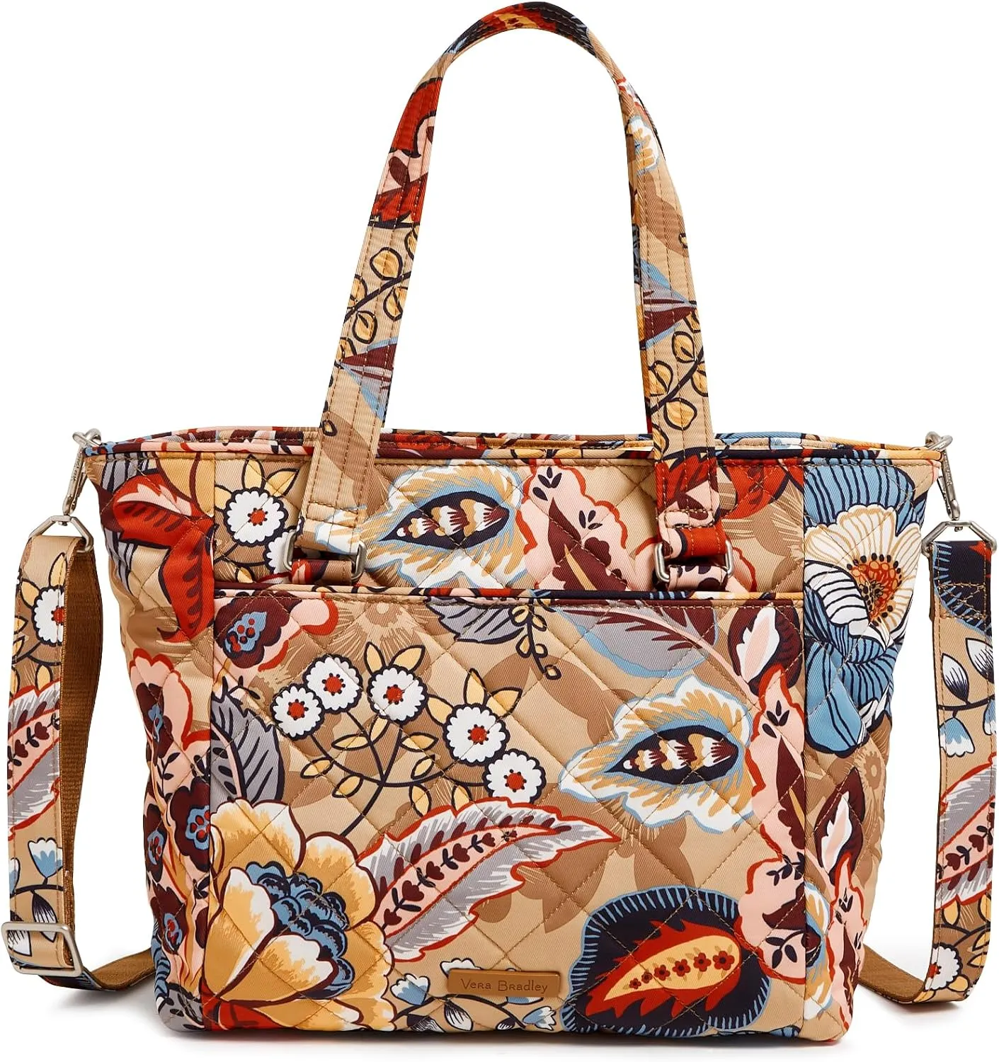 Vera Bradley Women's Performance Twill Multi-Strap Shoulder Satchel Purse