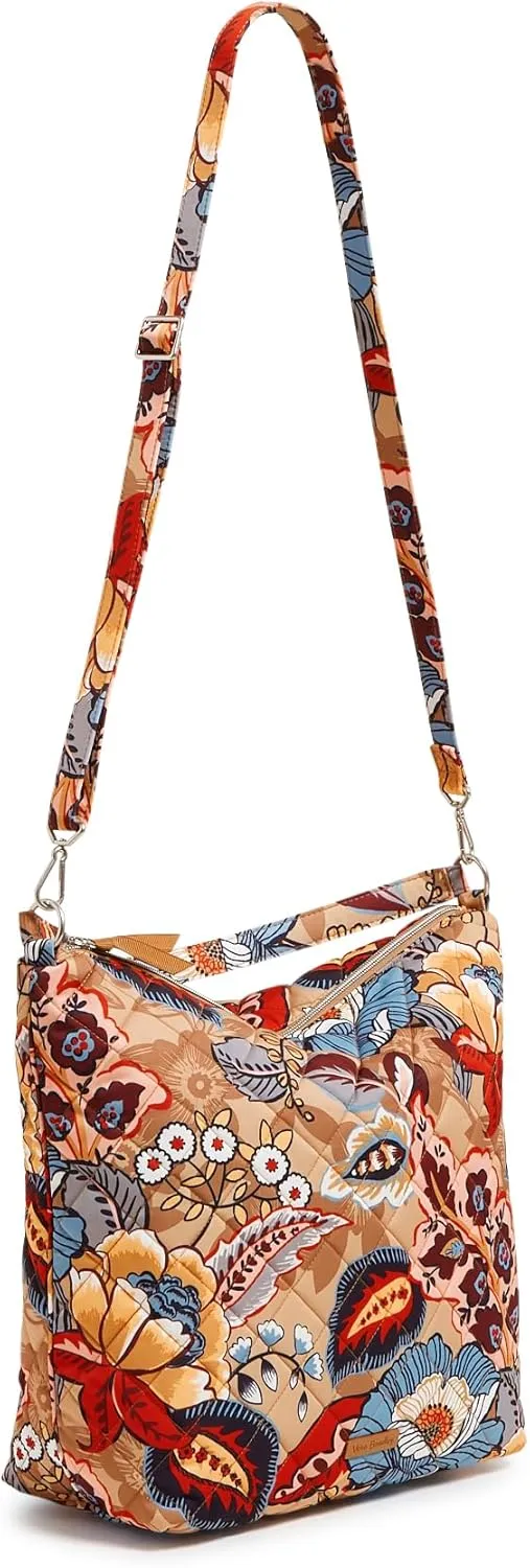 Vera Bradley Women's Performance Twill Oversized Hobo Shoulder Bag