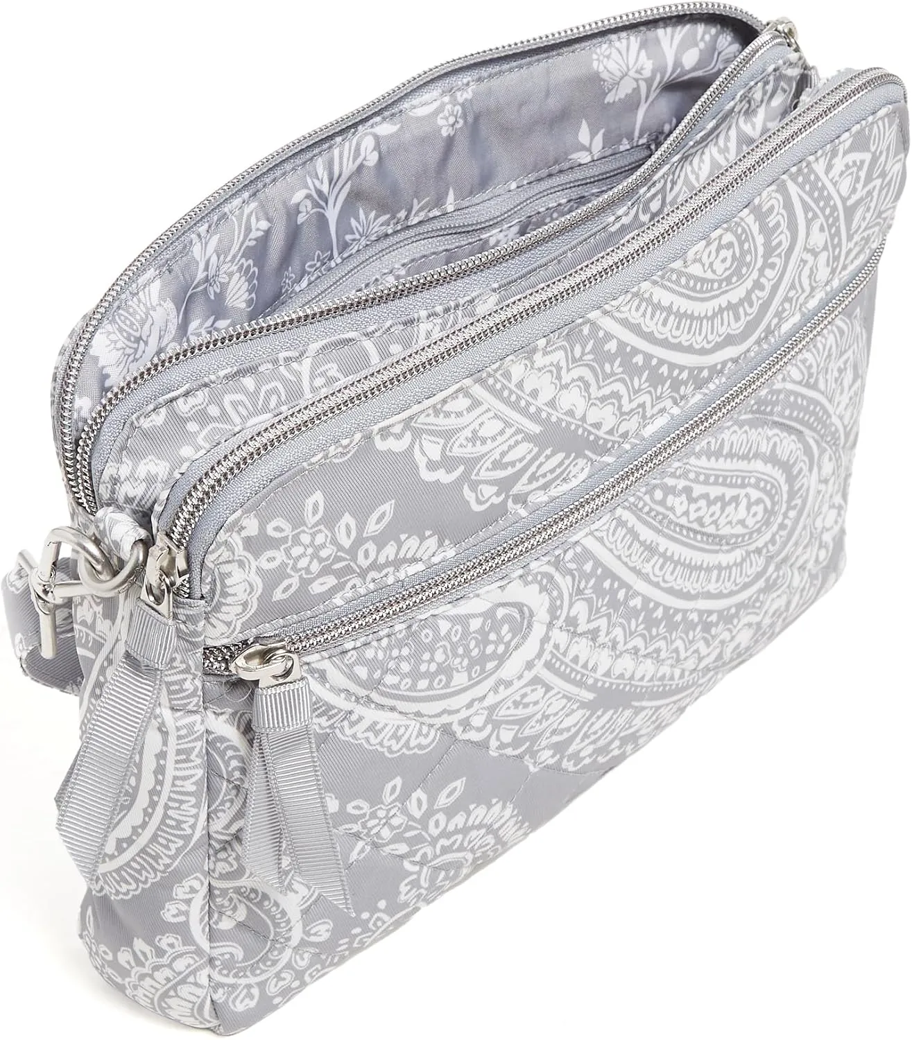Vera Bradley Women's Performance Twill Triple Compartment Crossbody Purse