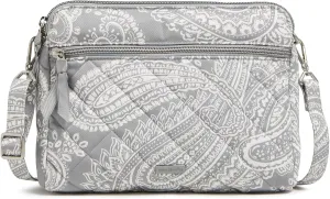Vera Bradley Women's Performance Twill Triple Compartment Crossbody Purse