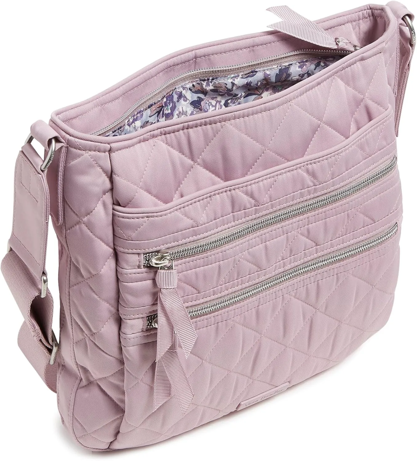Vera Bradley Women's Performance Twill Triple Zip Hipster Crossbody Purse
