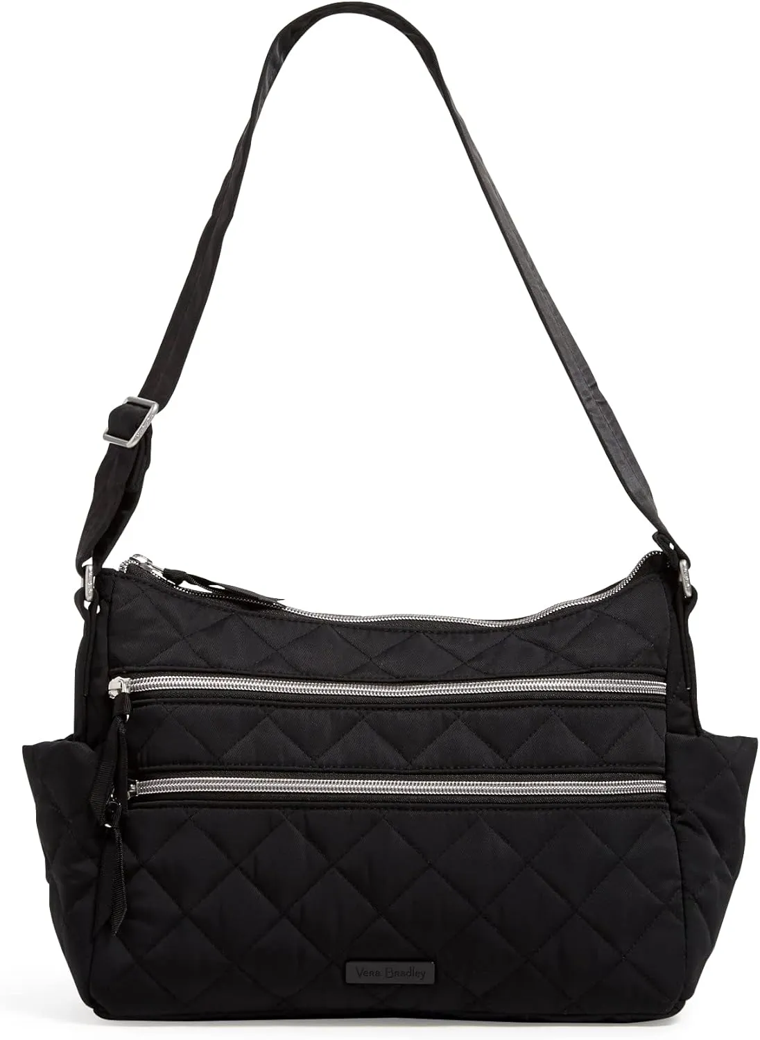 Vera Bradley Women's Performance Twill Triple Zip Shoulder Satchel Purse