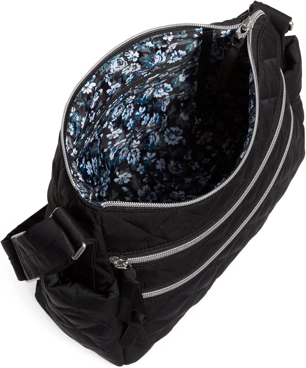 Vera Bradley Women's Performance Twill Triple Zip Shoulder Satchel Purse
