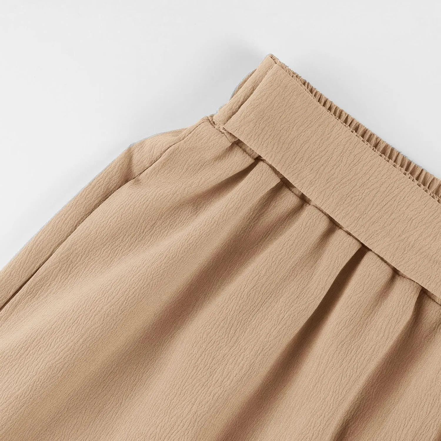 Wide Leg Dress Pants for Women Paperbag High Waisted Business Casual Pants Palazzo Lounge Pants Trousers with Pockets