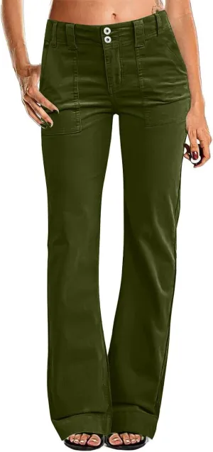 Wide Leg Pants for Women, Wide Leg Straight Oversized Pants High Waisted