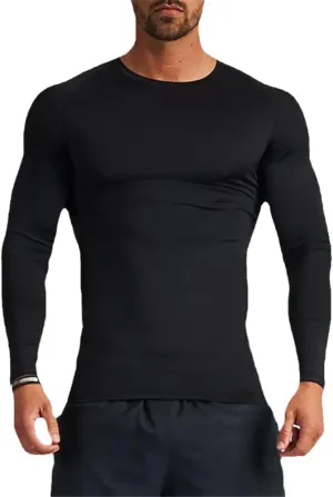 Xingfenly Compression Shirt Men Long Sleeve Gym Clothing Autumn Tight Fitness Quick Dry Bodybuilding -Shirt Muscle Tee